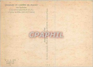 Postcard Modern Luz Saint Sauveur (H D) The Pyrenees Colors and Light of The ...