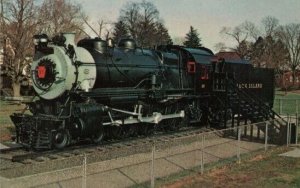 Long Island Railroad Locomotive 35 East Meadow New York 1 December 1970 Postcard