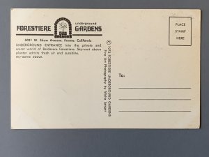 Forestiere Underground Gardens Fresno CA Chrome Postcard A1154090203