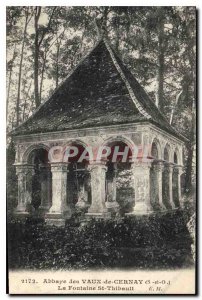 Postcard Abbey of Vaux Cernay S and O la Fontaine St Thibault