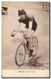 Postcard Old Bike Cycle Cycling Parisot french stayer