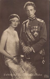 Duke and Duchess of Brabant Belgium Belgium Royalty RPPC 06.86