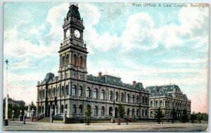 M-22598-1 Post office and Law Courts Bendigo Australia