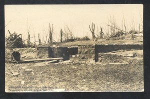 RPPC JOICE IOWA NELSON FARM DAMAGE 1907 TORNADO REAL PHOTO POSTCARD