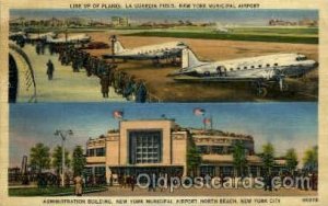 Administration Building, New York Municipal Airport, New York City,NY USA Unu...