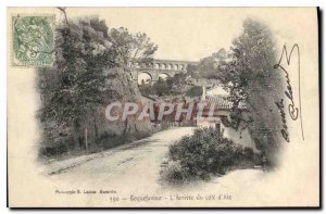 Old Postcard Roquefavour The Arrival of Aix Riviera