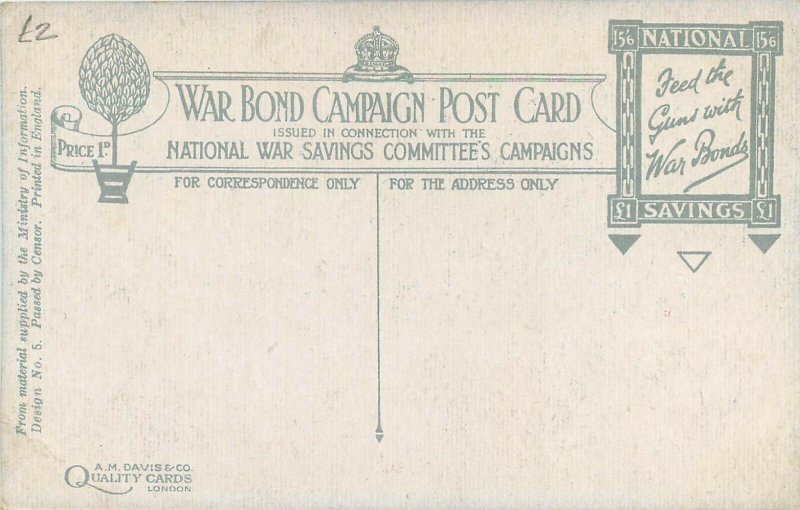 Heavy gun under camouflage early military postcard