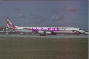 Aviation Postcard - Lan Chile Cargo CC-CDU DC8 Aeroplane at Miami 1994 - RR20837