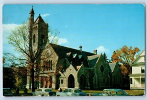 St. Johnsbury Vermont Postcard North Congregational Church Exterior 1958 Vintage