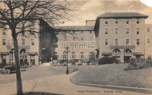 G96/ Laurel Mississippi Postcard c1910 Hotel Pinehurst Building