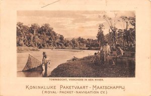 Tominibocht Visschers in Een Rivier Indonesia, Republik Indonesia Unused 