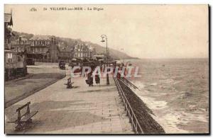 Old Postcard Villers Sur Mer La Digue