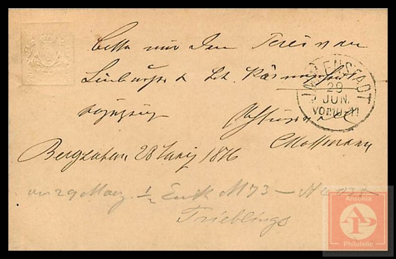 Kingdom of Bavaria Postcard