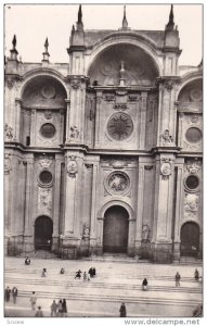 RP: GRANADA , Spain , 30-40s : Catedral: Fachada principal