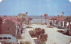 DAYTONA BEACH, FL Florida  MIRAMAR COTTAGES  Roadside  c1950's Chrome Postcard