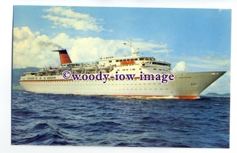 LS0273 - Cunard Liner  - Cunard Princess , built 1977 - postcard