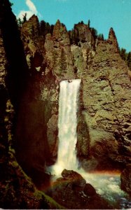 Yellowstone National Park Tower Fall In Tower Creek 1964
