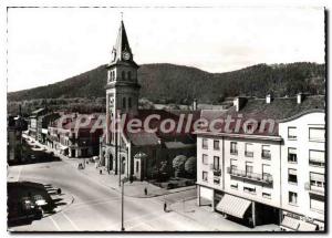 Modern Postcard Saint Die La Place Saint Martin And The Vosges Au Fond