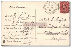 Old Postcard The cathedral Tarbes