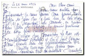 Monaco - Monte Carlo Remembrance Old Postcard
