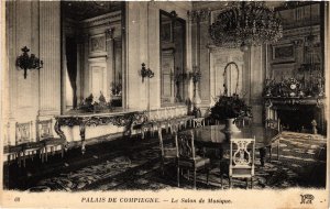 CPA Compiegne Palais, Le Salon de Musique FRANCE (1013921)
