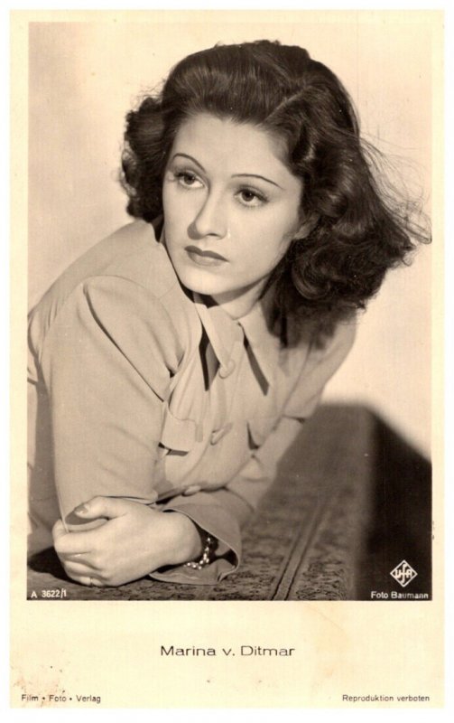 German Actress  Marina V Ditmar