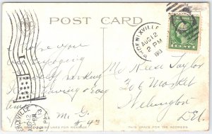 General Knox's Artillery Camp Valley Forge PA 1913 Postcard