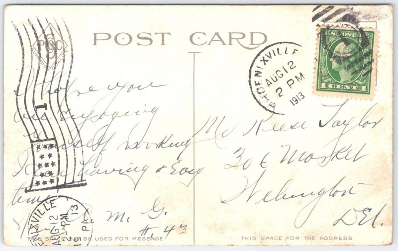 General Knox's Artillery Camp Valley Forge PA 1913 Postcard