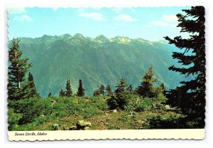 Seven Devils Idaho Postcard Continental Scenic View Card