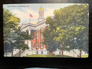 Vintage Postcard 1930-1945 (Union County) Courthouse, Lewisburg, Pennsylvania