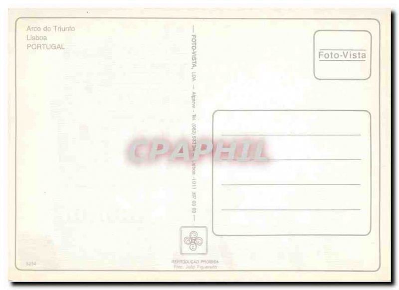 Postcard Modern Lisboa Portugal