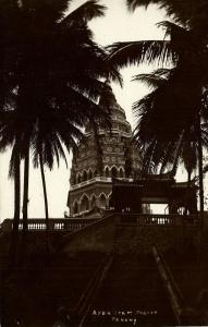 malay malaysia, PENANG, Ayer Itam Temple, Kek Lok Si Pagoda (1910s) RPPC (1)