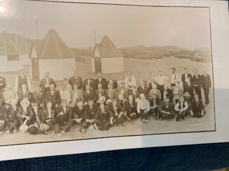 Colorado Springs Colorado RPPC 2-panel Postcard Sanitarium Deed M.W.A. Crowd ‘09