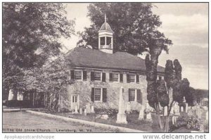 West Virginia Lewisburg The Old Stone Church Albertype