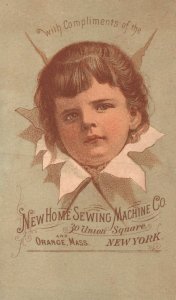 1880s-90s New Home Sewing Machine Co. Union Square Orange Massachusetts MA