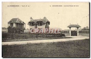 Old Postcard Luc Sur Mer Arrival Lion Road