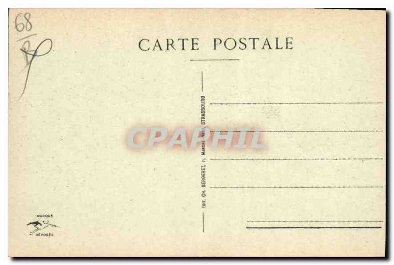 Old Postcard Mulhouse The Devil's Tower