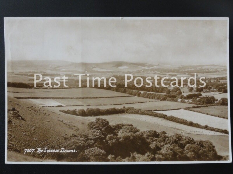 c1954 RPPC - The Sussex Downs