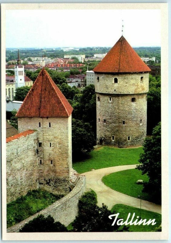 Postcard - Kiek in de Kök and Virgin's Tower - Tallinn, Estonia 