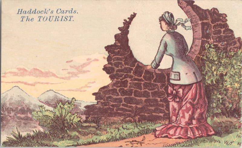 Haddock's Cards - Sample Card - The Tourist - Victorian Trade Card