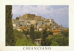 CHIANCIANO, Italy - Vintage Large POSTCARD