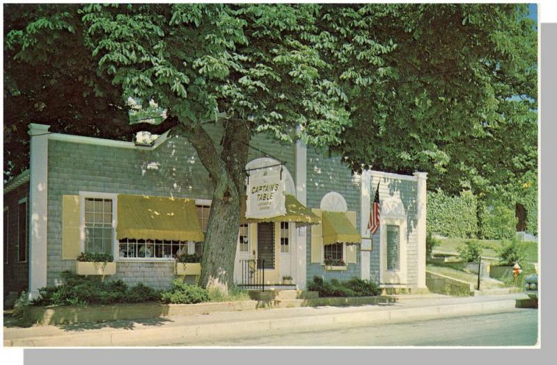 Chatham, Mass/MA Postcard, The Captain's Table, Cape Cod