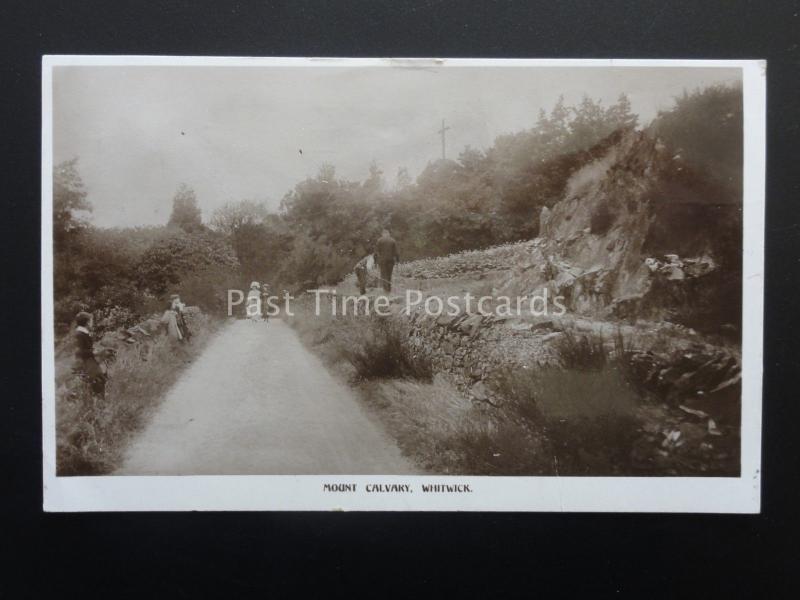 Leicestershire WHITWICK Mount St Bernards Abbey MOUNT CALVARY c1909 RP Postcard