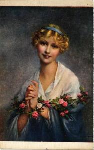 CPA AK Salon de Paris F. MARTIN-KAVEL Chaine fleurie (702574)