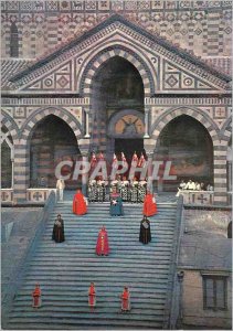 Modern Postcard Amalfi The Cathedral Historical costumes of the Republic of A...