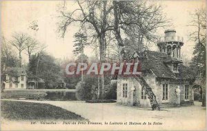 Postcard Old 181 Versailles park petit trianon dairy and home of Queen