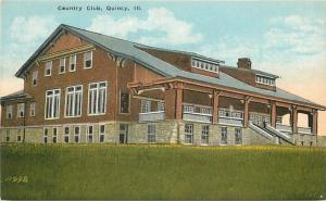 C-1910 Country Club Quincy Illinois Postcard Wetzel 5295