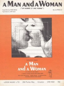 A Man And A Woman 1970s Sheet Music