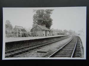 Devon KINGSKERSWELL RAILWAY STATION Locomotive c1950/60's Real Photograph 2