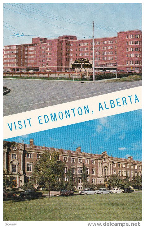 EDMONTON, Alberta, Canada, 1940-1960's; Hospital, University of Alberta Campu...